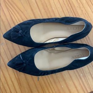 J.Crew Pointed Black Flats